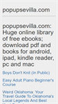 Mobile Screenshot of popupsevilla.com