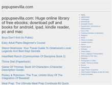 Tablet Screenshot of popupsevilla.com